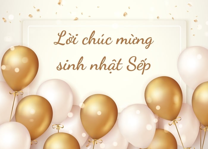 Lời chúc mừng sinh nhật