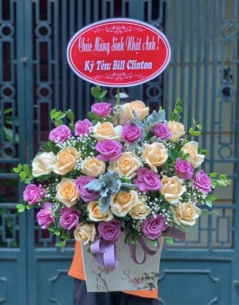 Lẵng Hoa Sinh Nhật