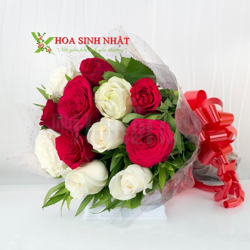 Giỏ Hoa Tươi Siêu Dễ Thương - Hoa Sinh Nhật